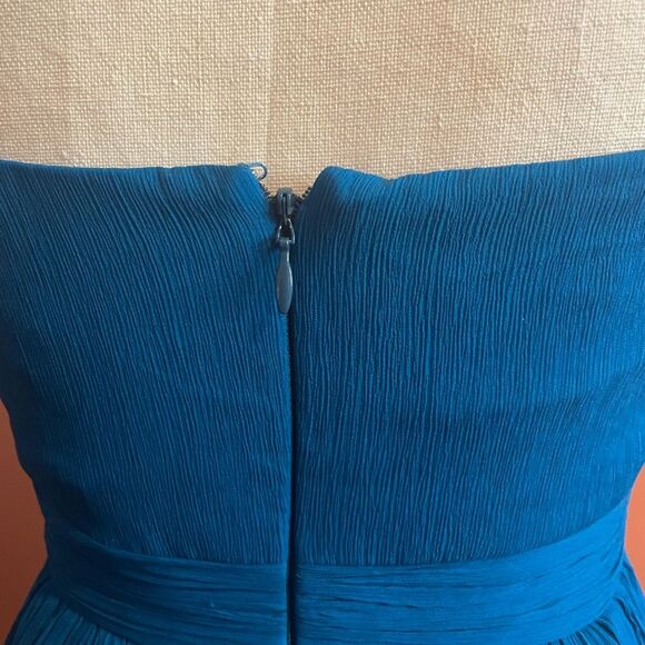 J.  Crew Halter Sinclair Silk Chiffon Bridesmaid Dress Womens Size 2 - Picture 8 of 8